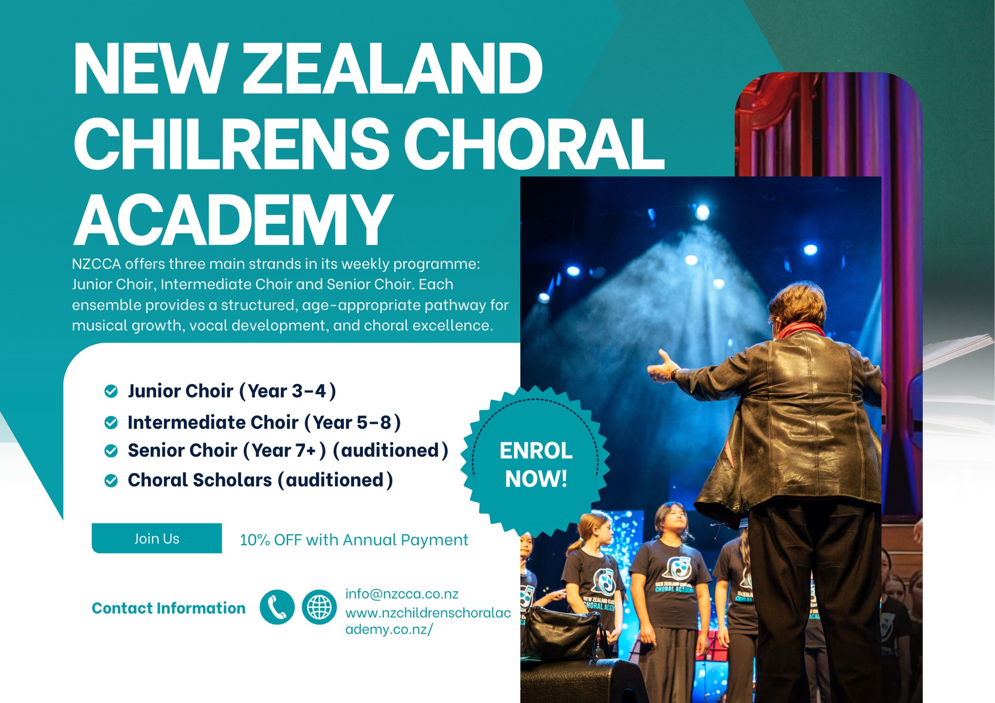 Nzcca  Weekly   Programme   Poster