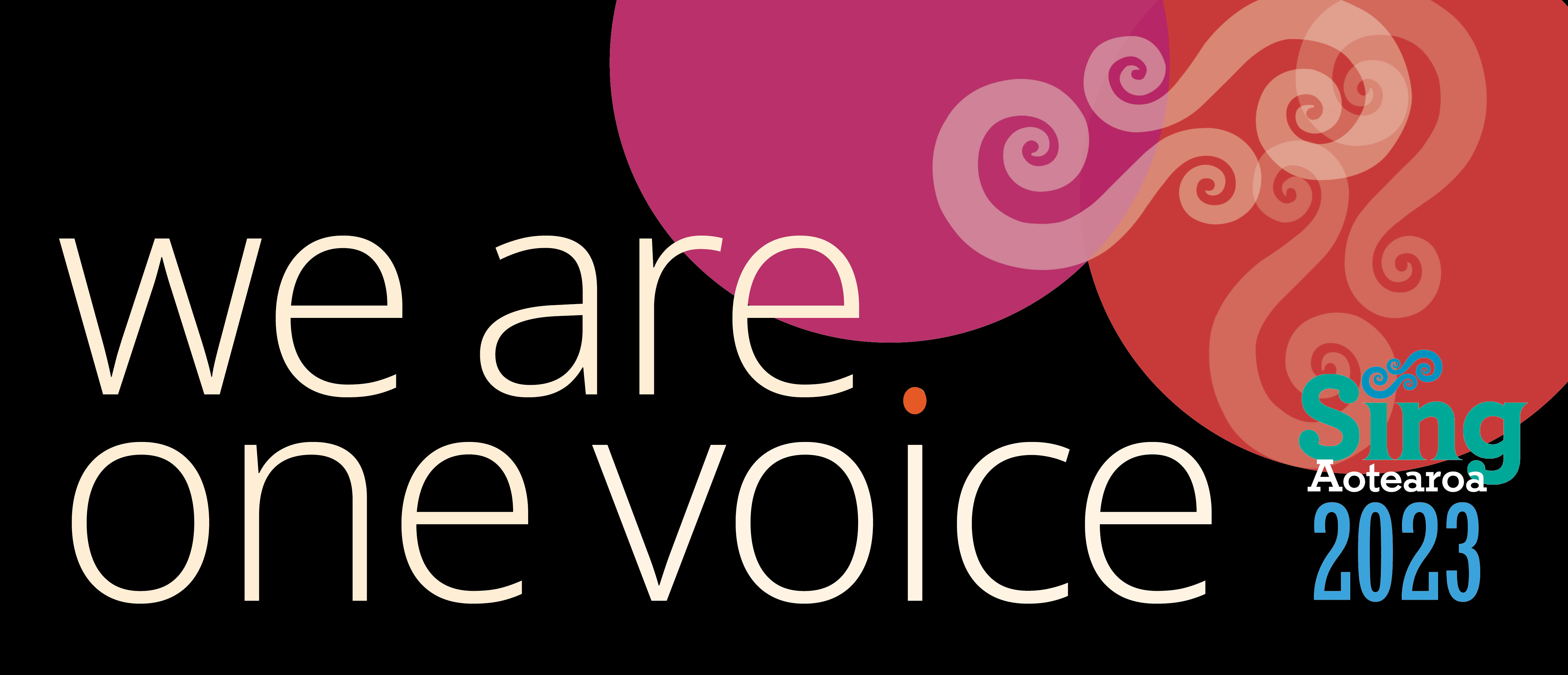 We Are One Voice Banner