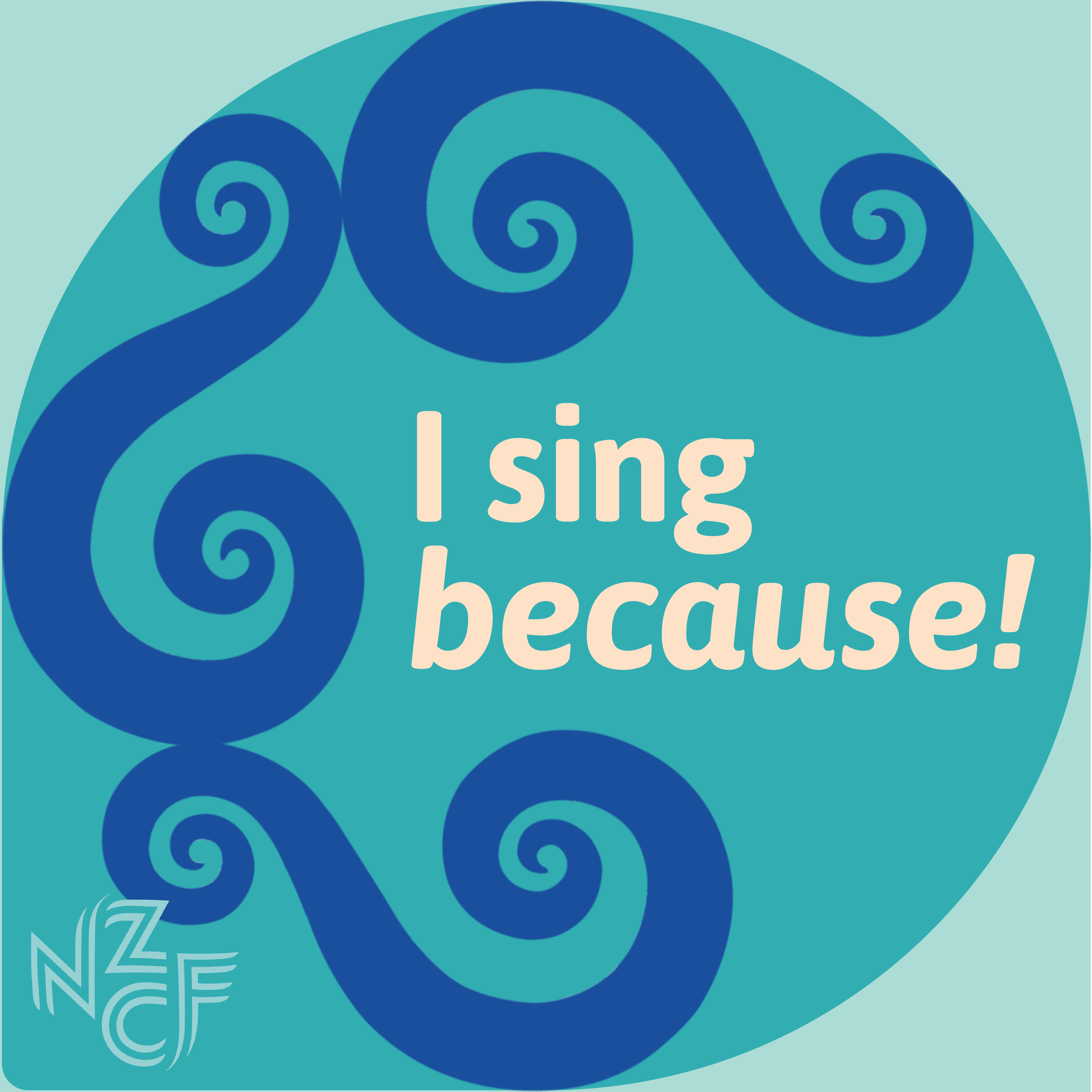 I Sing Because ! Instagram Square Full