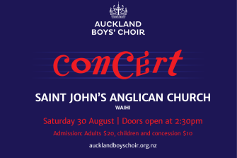 Auckland Boys' Choir: Tour 2025