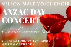 Nelson Male Voice Choir: ANZAC Concert 2026