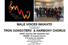 Male Voices Waikato: 30th Anniversary Concert