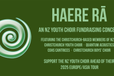 NZ Youth Choir Fundraiser: Haere Rā (Christchurch)
