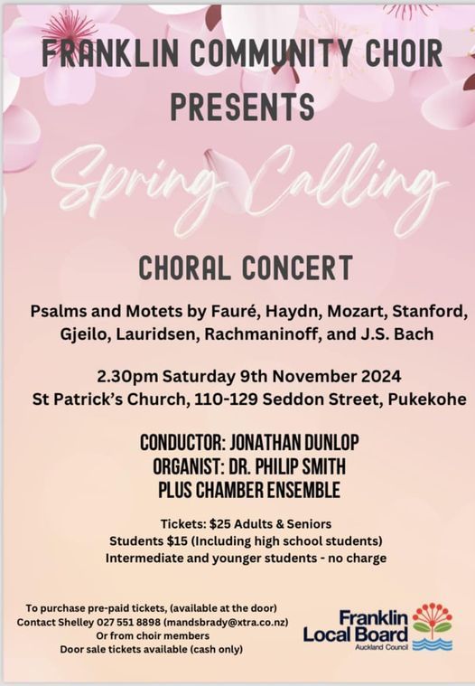 Franklin Community Choir: Spring Calling