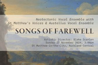 Neotectonic Vocal Ensemble: Songs of Farewell