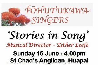 Pōhutukawa Singers Mid-Year Concert: Stories in Song, Huapai