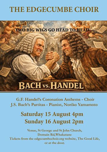 Edgecumbe Choir: Bach vs Handel: Two Big Wigs go head to head