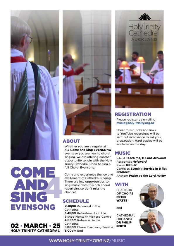 Holy Trinity Cathedral: Come and Sing Evensong