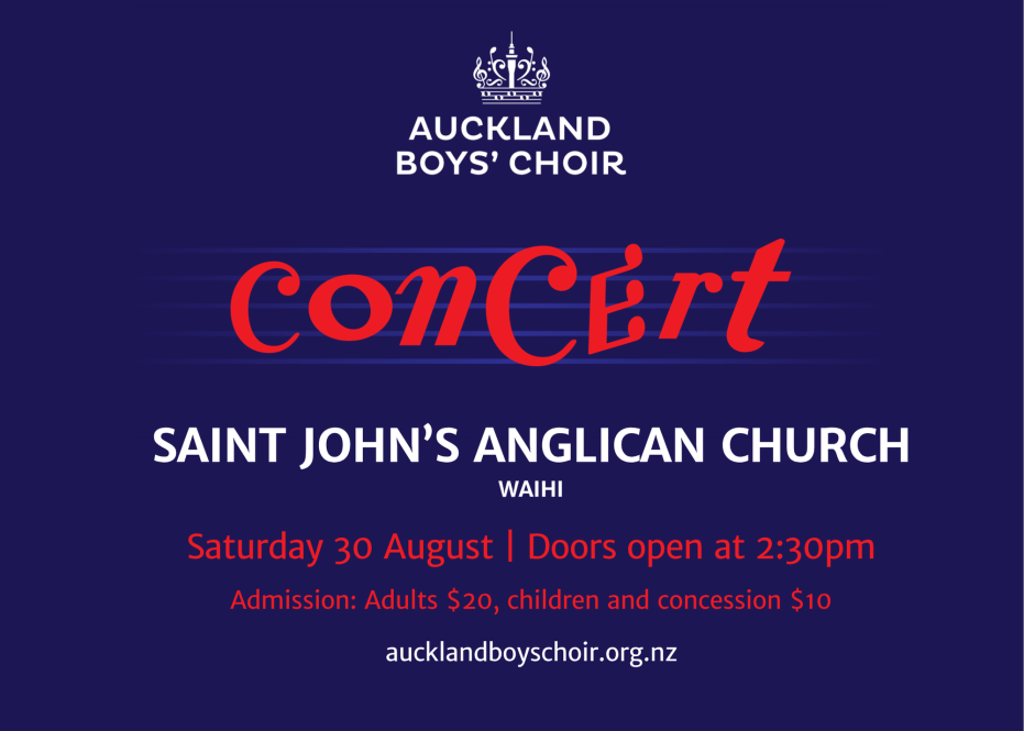 Auckland Boys' Choir: Tour 2025
