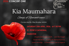 Hamilton Civic Choir: Kia Maumahara; Songs of Remembrance