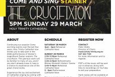 Holy Trinity Cathedral: Come and Sing Stainer The Crucifixion