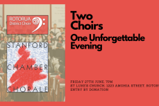 Stanford University Chamber Chorale & Rotorua District Choir in Concert