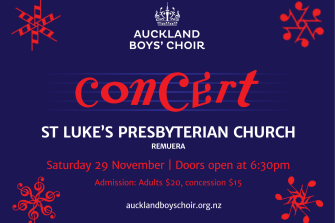 Auckland Boys' Choir: Christmas Concert 2025