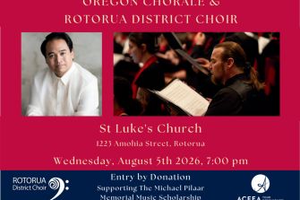 Oregon Chorale & Rotorua District Choir: Joint concert