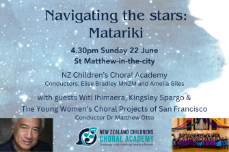 Academy's Senior Choir & Choral Scholars: Navigating the Stars - Matariki