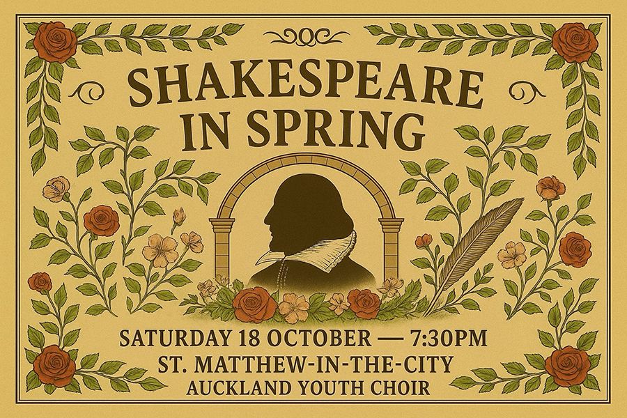 Auckland Youth Choir: Shakespeare in Spring