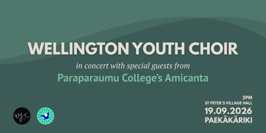 Wellington Youth Choir: in concert with Paraparaumu College