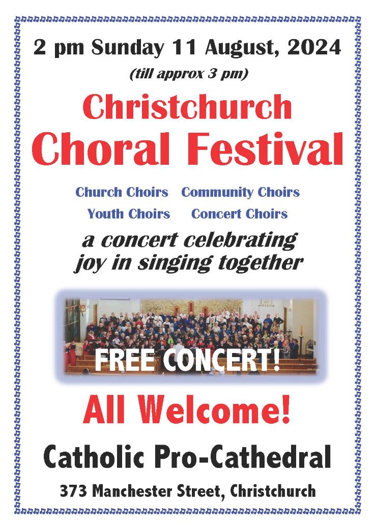 CBS: Christchurch Choral festival