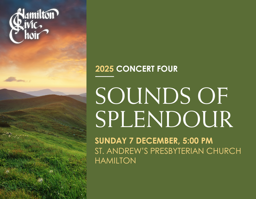 Hamilton Civic Choir: Sounds of Splendour