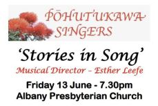 Pōhutukawa Singers Mid-Year Concert: Stories in Song