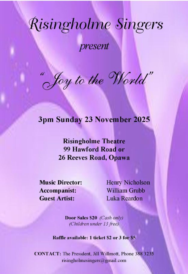 Risingholme Singers: Joy to the World