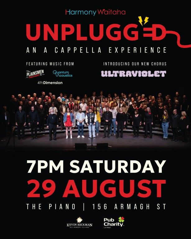 Harmony Waitaha: Unplugged - An A Capella Experience
