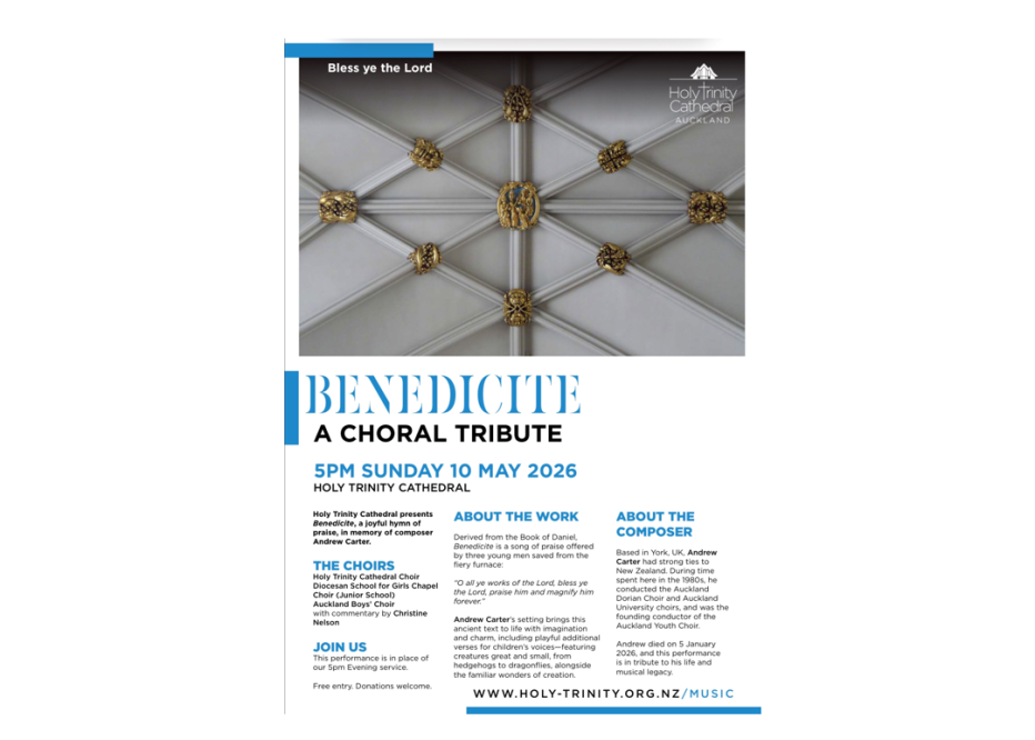 Holy Trinity Cathedral Choir: Benedicite