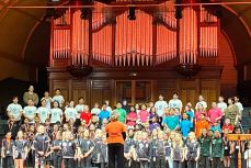 Singing strong at recent Kids Sings