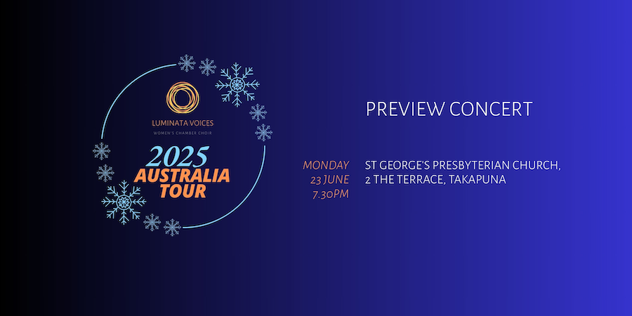 Luminata Voices: Australia Tour Preview Concert