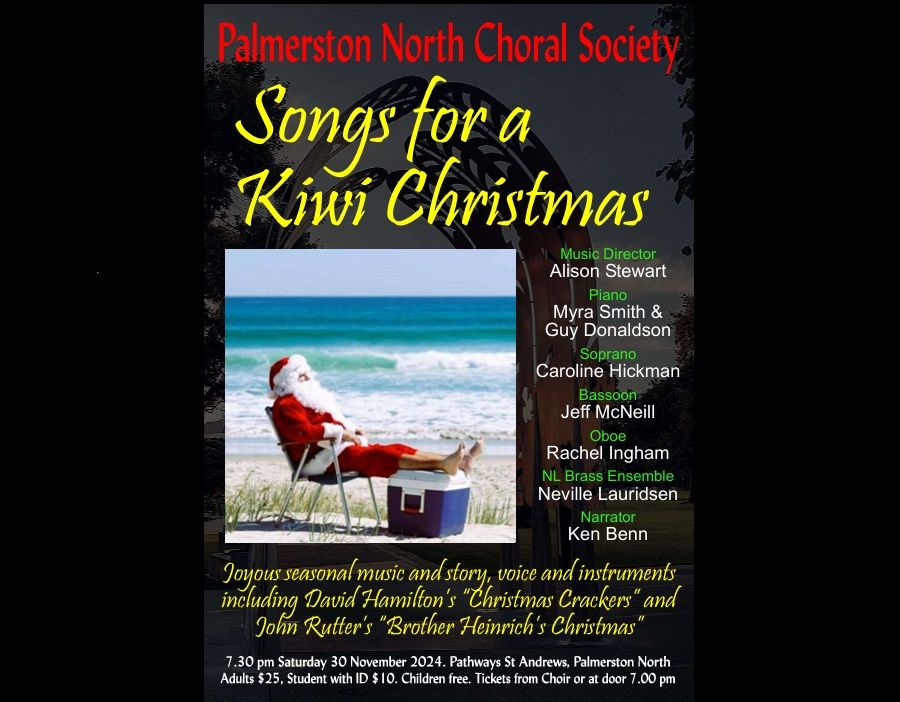 Palmerston North Choral Society: Songs for a Kiwi Christmas