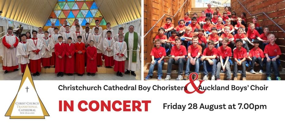 Auckland Boys' Choir & Christchurch Cathedral Boy Choristers in concert