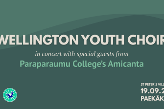 Wellington Youth Choir: in concert with Paraparaumu College