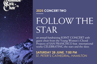 Hamilton Civic Choir Concert: Follow the Star