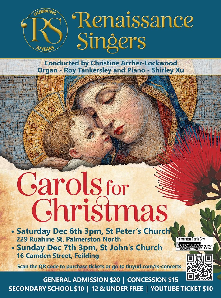 Renaissance Singers: Carols for Christmas - Palmerston North