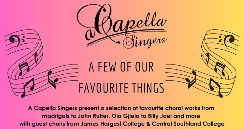 A Capella Singers: A Few of Our Favourite Things